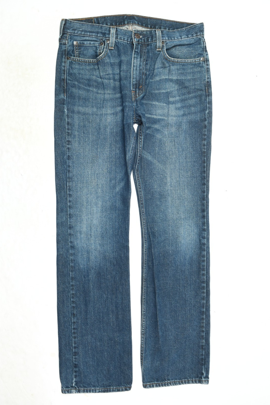 Levis 527 Boot Cut Jeans Mens 33x34 Blue Standard Fit 5-Pocket Cotton Denim